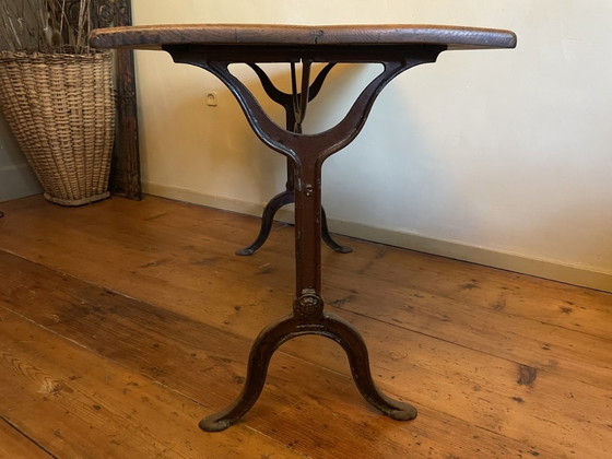 Image 1 of Bistro Cafe Table Antique French