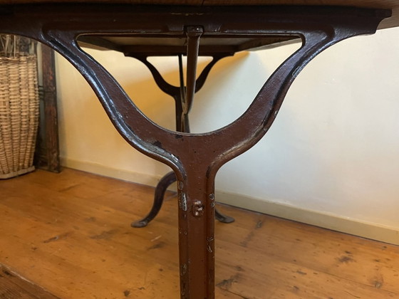 Image 1 of Bistro Cafe Table Antique French