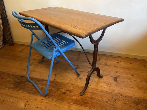 Image 1 of Bistro Cafe Table Antique French