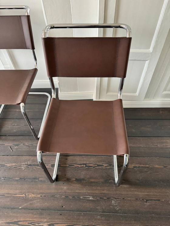 Image 1 of 6x Thonet S33 cantilever chairs