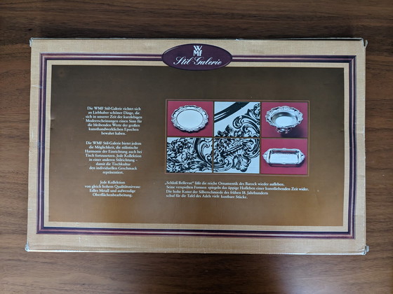 Image 1 of WMF silver plated tray with engraved motif