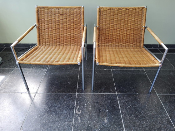 Image 1 of 2x Martin Visser armchairs