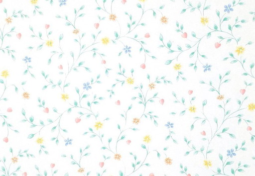 12680 Vintage Mini Flower Wallpaper Eighties