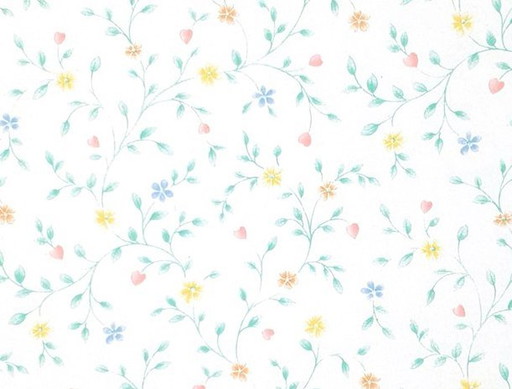 12680 Vintage Mini Flower Wallpaper Eighties
