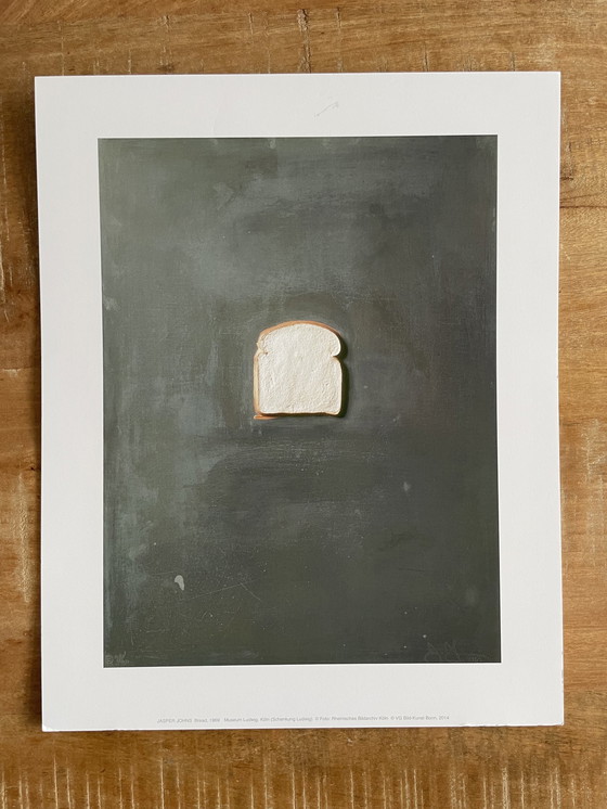 Image 1 of Jasper Johns, Bread, 1969, Museum Ludwig Cologne, Copyright Rheinisches Köln, And Vg Bild-Kunst Bonn, 2014