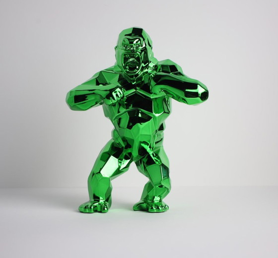 Image 1 of Richard Orlinski Kong Spirit Green