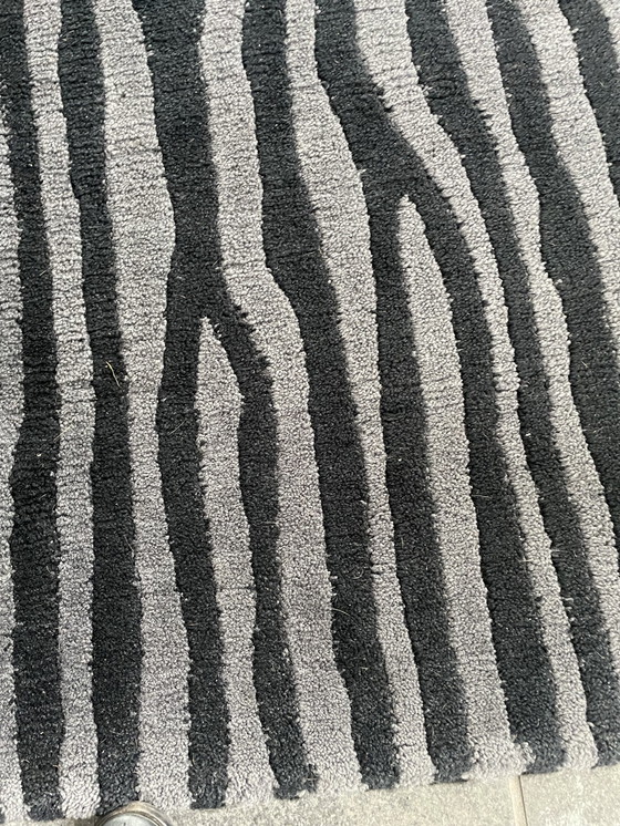 Image 1 of Wool zebra rug