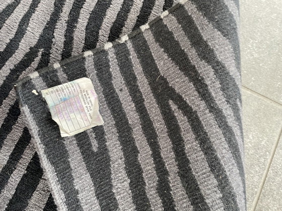 Image 1 of Wool zebra rug