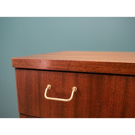 Image 1 of Mahogany chest of drawers, Scandinavian design, 1970s, production: Denmark