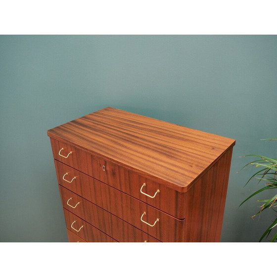 Image 1 of Mahogany chest of drawers, Scandinavian design, 1970s, production: Denmark