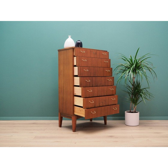 Image 1 of Mahogany chest of drawers, Scandinavian design, 1970s, production: Denmark