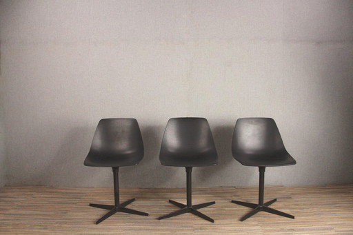 3X Lapalma Miunn S162 Chairs In Dark Wood