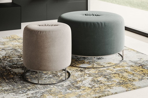 Italian Designer Pouf