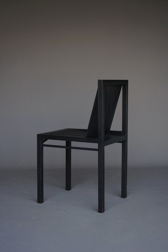 Image 1 of Slatted chair by Ruud Jan Kokke, 1980S