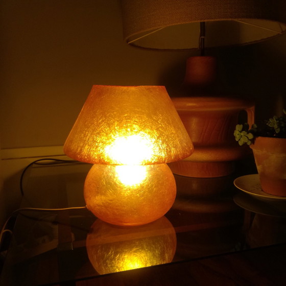 Image 1 of Fibre Mushroom Lamp 1970