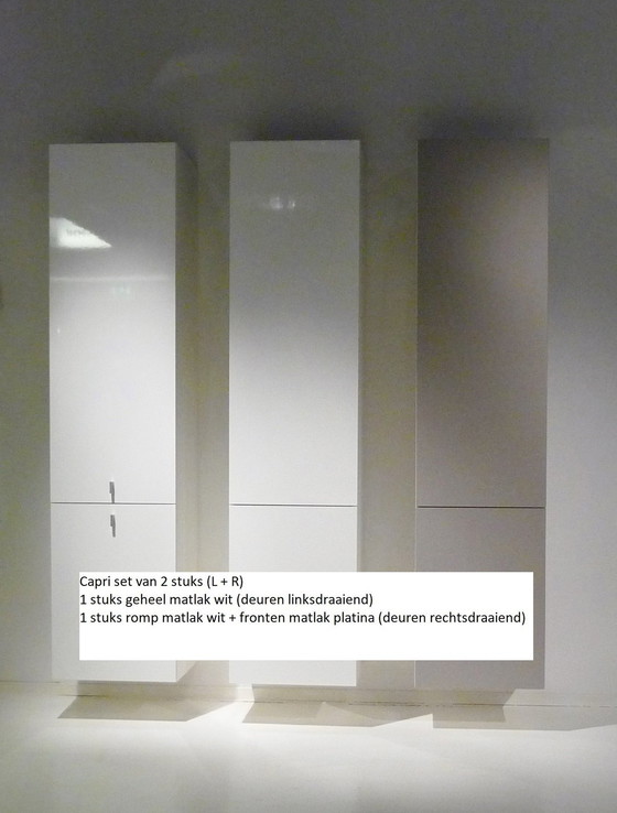 Image 1 of Coesel Collection - Capri Set Of 2 Hanging Cabinets