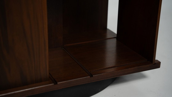 Image 1 of Tavolino girevole da caffè italiano di metà secolo di Gianfranco Frattini, Italia, anni '60 - 2 disponibili