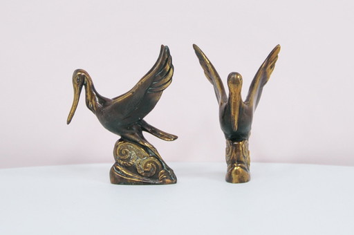 Set of Pelican Door Knobs Hooks