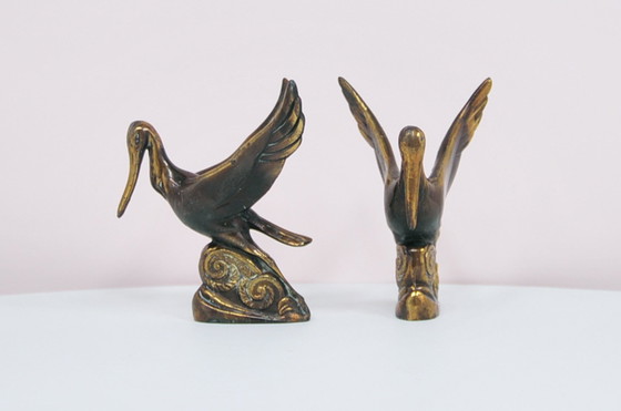 Image 1 of Set of Pelican Door Knobs Hooks