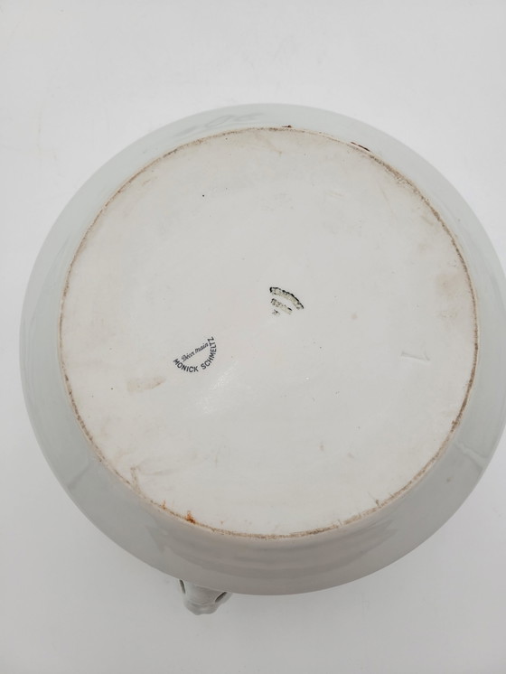 Image 1 of Pair Of Pillivuyt Porcelain Pots Decorated By Monik Shmeltz