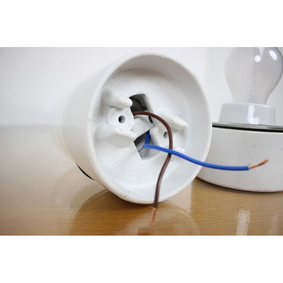 Image 1 of Coppia di lampade da terra vintage impermeabili, Cecoslovacchia 1950