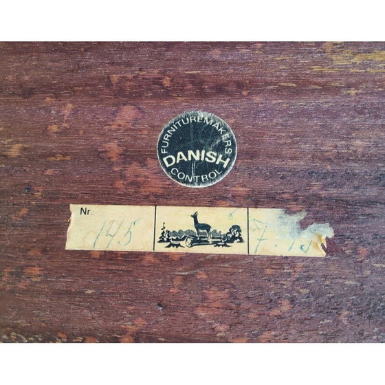 Image 1 of Tavolino vintage in teak di Severin Hansen per Haslev Møbelfabrik, 1960