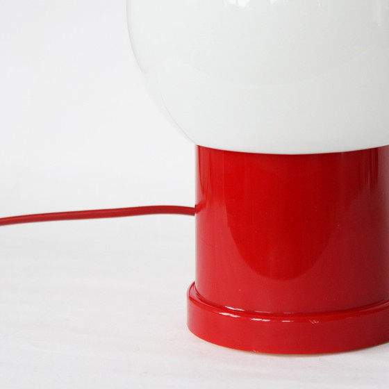 Image 1 of Solid vintage globe table lamp