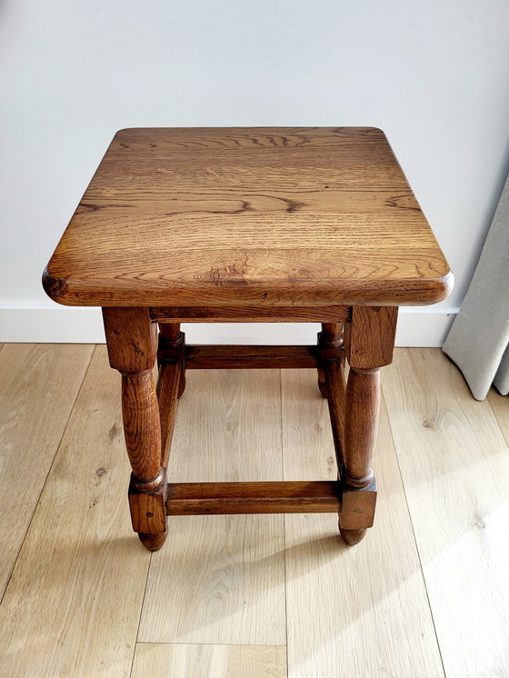 Image 1 of Wooden Side Table Or Plant Table Country Style, Solid Wood