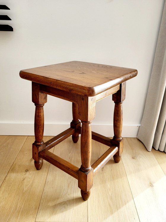 Image 1 of Wooden Side Table Or Plant Table Country Style, Solid Wood