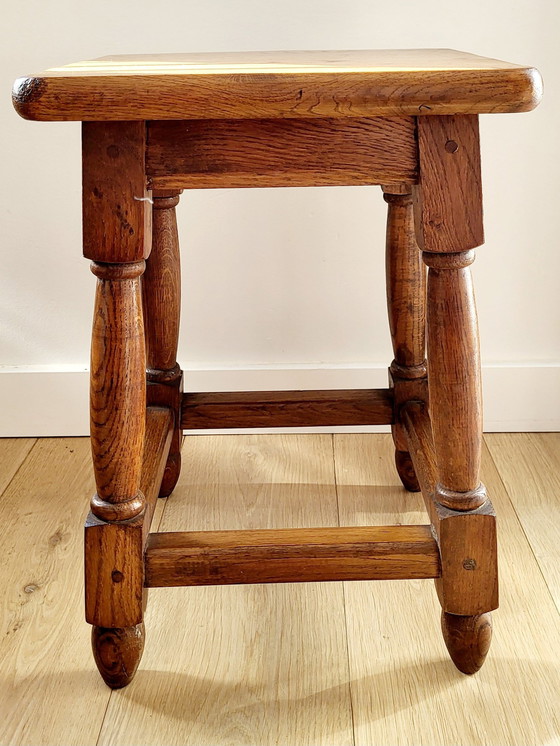 Image 1 of Wooden Side Table Or Plant Table Country Style, Solid Wood