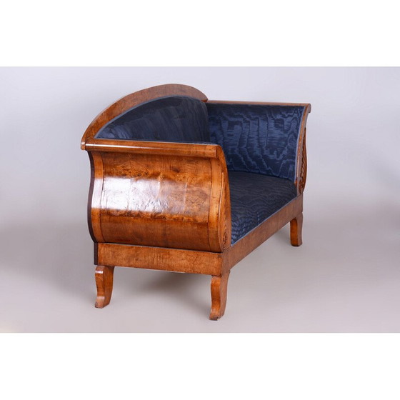 Image 1 of Vintage 3-seater birch sofa, Sweden 1820
