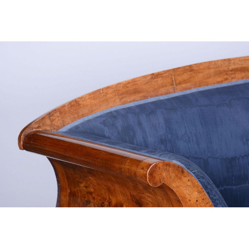 Vintage 3-seater birch sofa, Sweden 1820