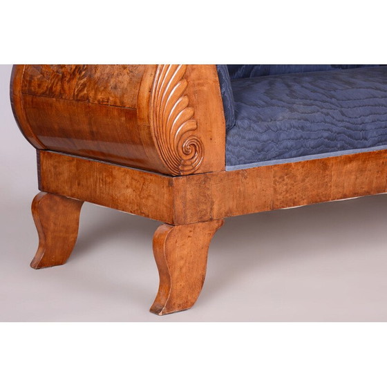 Image 1 of Vintage 3-seater birch sofa, Sweden 1820