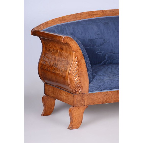 Image 1 of Vintage 3-seater birch sofa, Sweden 1820