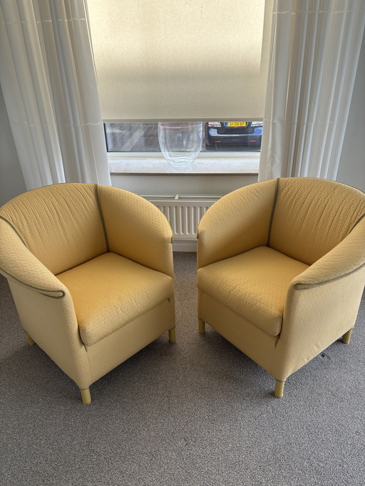 2 x Paolo Piva Club Armchairs for Wittmann