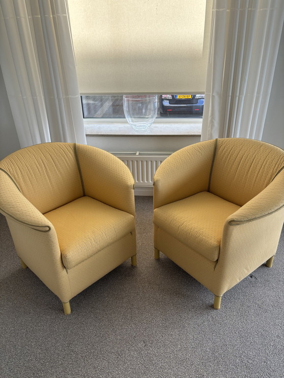 Image 1 of 2 x Paolo Piva Club Armchairs for Wittmann