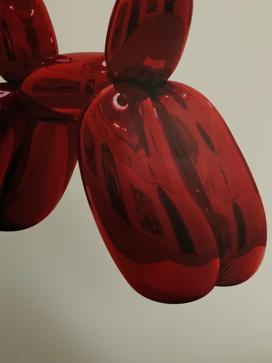 Image 1 of Large Lithographic Image "Balloon Dog (Red)" Jeff Koons,