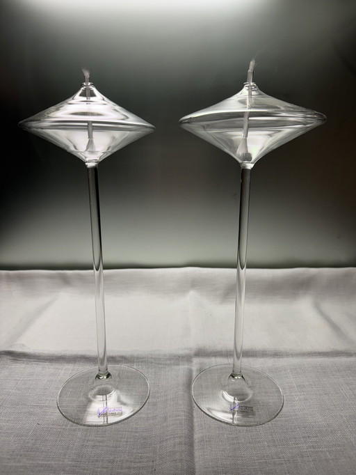 Set Of 2 Peri Oil Lamps