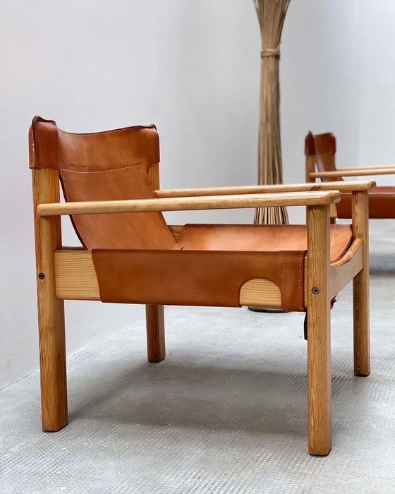 Image 1 of 2x Karin Mobring For IKEA "Natura" armchair 1970s