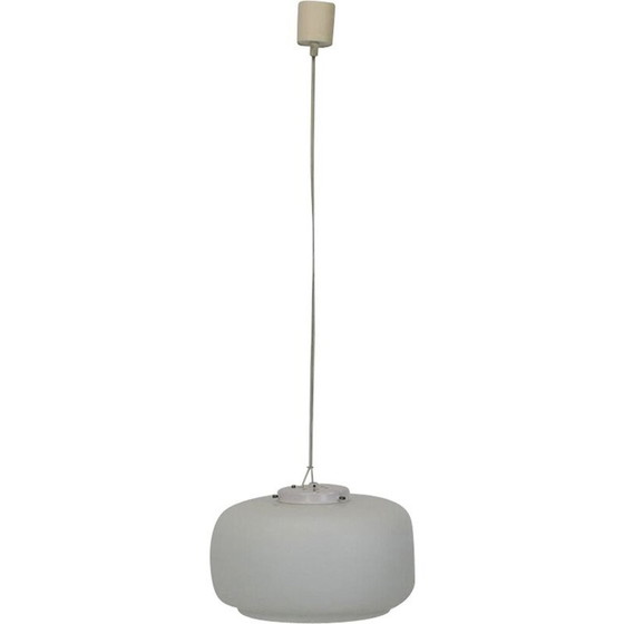 Image 1 of Vintage glass pendant lamp by Napako, Czechoslovakia 1960