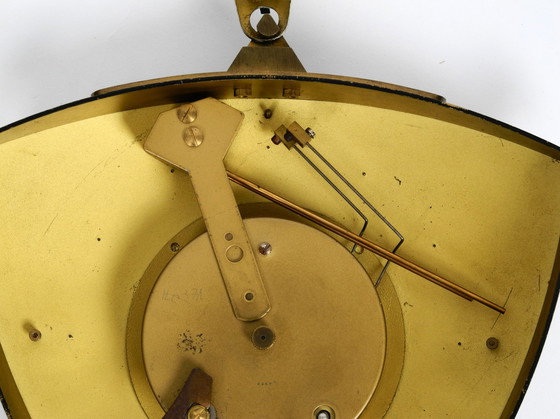 Image 1 of Original Mid Century mechanical Atlanta wall clock with 10 days movement and with gong