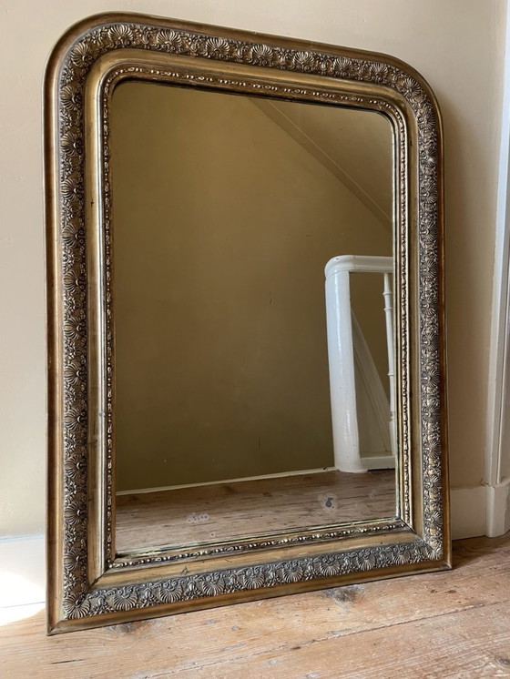 Image 1 of Beautiful French Mirror Louis Philippe 104 Cm.