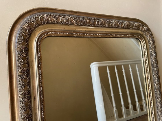 Image 1 of Beautiful French Mirror Louis Philippe 104 Cm.