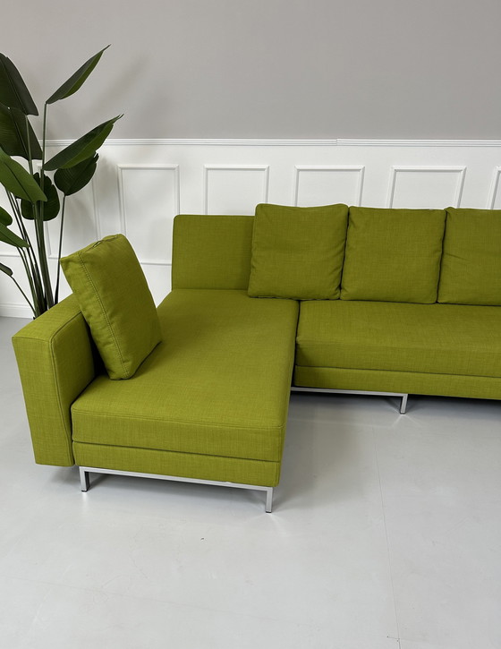 Image 1 of Brühl Fourtwo designer sofa fabric sofa bed Four Two + footstool