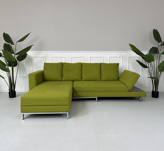 Image 1 of Brühl Fourtwo designer sofa fabric sofa bed Four Two + footstool