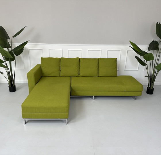 Image 1 of Brühl Fourtwo designer sofa fabric sofa bed Four Two + footstool