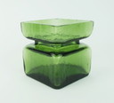 finnish VASE glass vase pala helena tynell riihimaen 1960s green glass