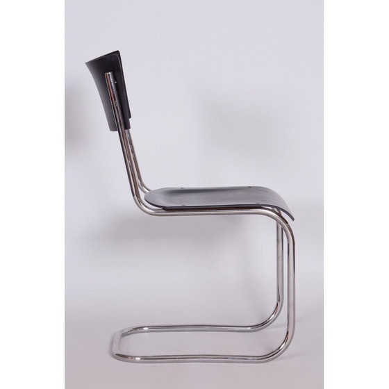 Image 1 of Vintage Bauhaus writing desk and chair by R. Slezak, Czechia 1930s