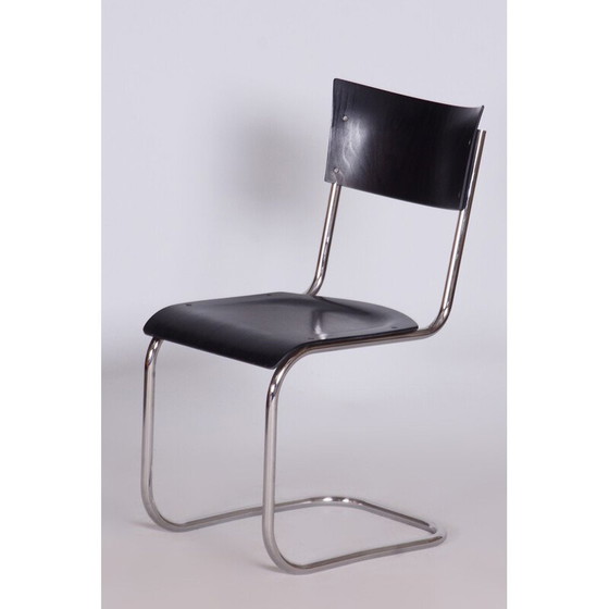 Image 1 of Vintage Bauhaus writing desk and chair by R. Slezak, Czechia 1930s