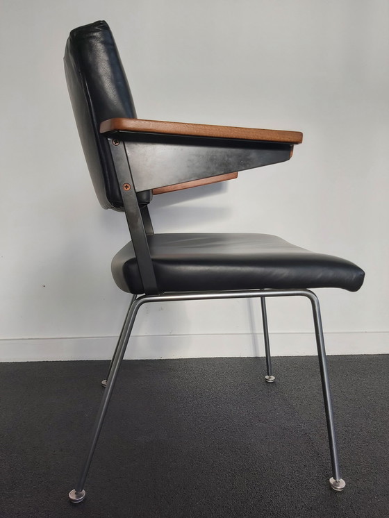 Image 1 of Cordemeyer Chair Black With Wood Armrest